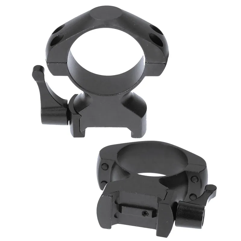 BAUER Szerelő készlet d=30 mm, Átlagos  (magasság=15 mm, Weaverhez, gyorskioldó, acél)
