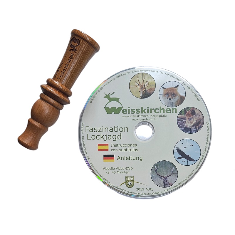 WEISSKIRCHEN a haldokló varjú csali hangja DVD-vel