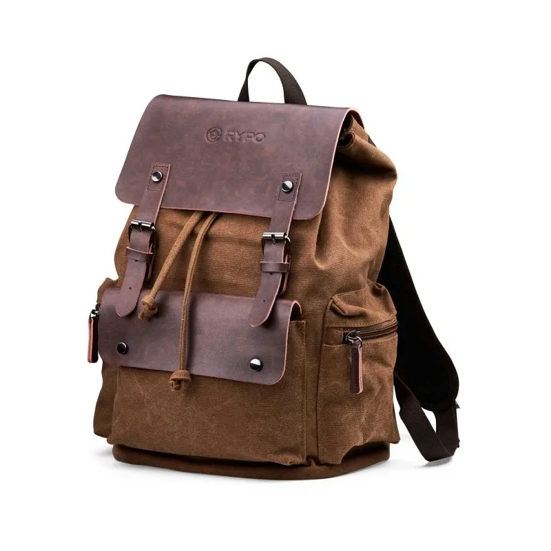 RYPO Canvas hátizsák - Brown