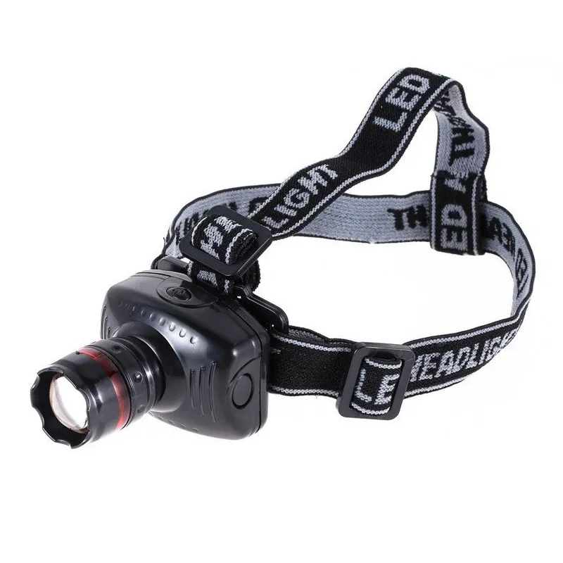 LED fejlámpa ZOOM fekete
