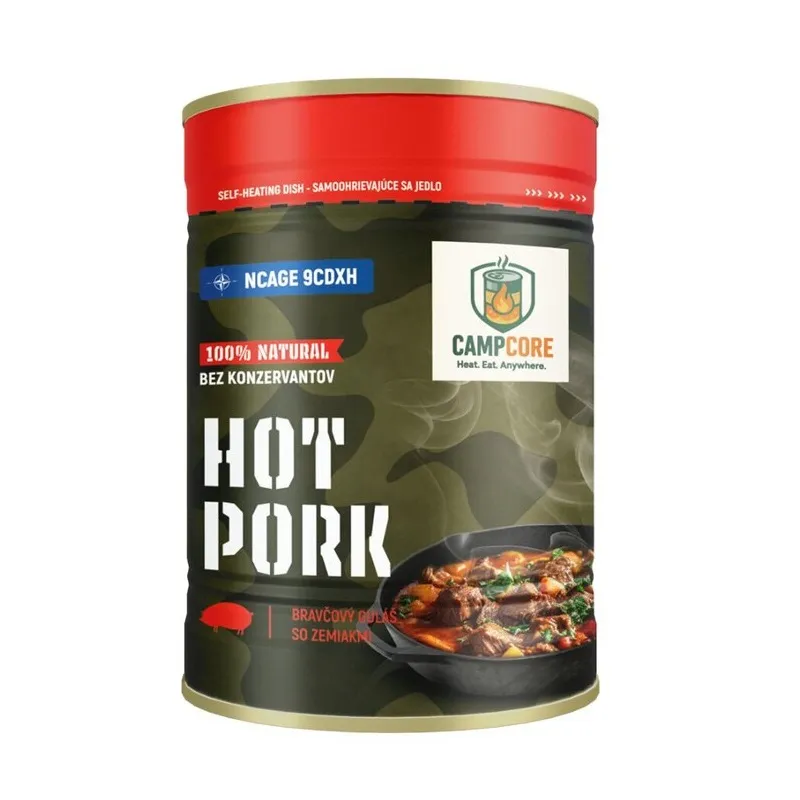 Konzerv Hot Pork CampCore® / önmelegedő