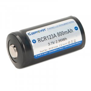 Keeppower RCR123A 800 mAh feltölthető elem