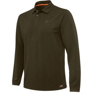 Tech Corporate pólóing LS - Green Moss