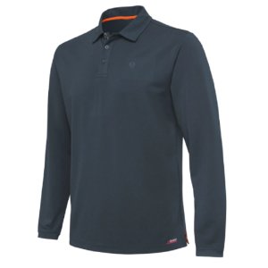 Tech Corporate pólóing LS - Ebony
