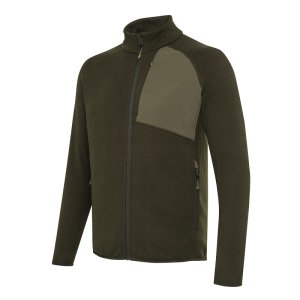 Abisko Full Zip Fleece pulóver - Green Moss