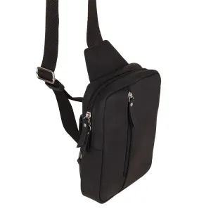 2wolfs PANDA Crossbody táska - Fekete