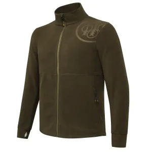 HP Logo Full Zip Fleece pulóver - Green Moss