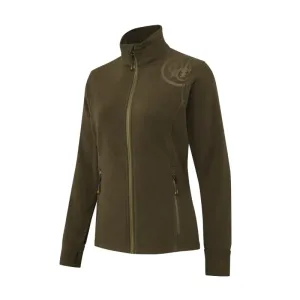 HP Logo Full Zip Fleece női felső - Green Moss