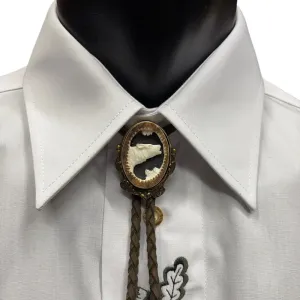 Vadász nyakkendő Bolo - Medve I - kézi munka