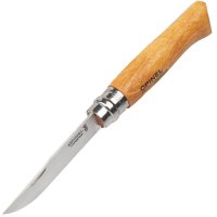 Opinel N08 carbon bőrtokkal