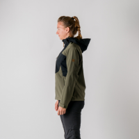 ZARA női softshell black - dark green kabát