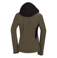 ZARA női softshell black - dark green kabát