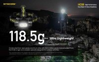 Nitecore HC68 - fejlámpa