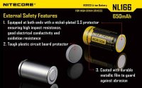RCR123A Li-ion akkumulátor 650mAh