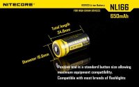 RCR123A Li-ion akkumulátor 650mAh