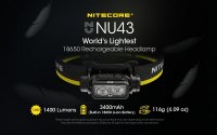 Nitecore NU43 - Fejlámpa