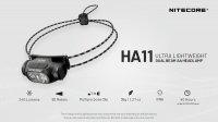 Nitecore HA11 - Fejlámpa
