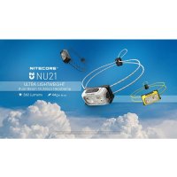 NITECORE - NU21 fejlámpa black - fekete