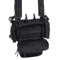 Tactical Chest Rig - taktikai hordozó - Black