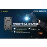 NITECORE - NPL20 lámpa + CR123A