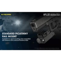 NITECORE - NPL20 lámpa + CR123A