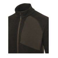 Abisko Full Zip Fleece pulóver - Brown Bark