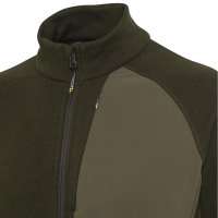 Abisko Full Zip Fleece pulóver - Green Moss