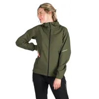 CORI  női softshell kabát - dark green