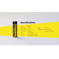 Nitecore NH2400 set 4db Li-ion AA elem 1,5V 2400mAh USB-C töltő port + multifunkciós töltőkábel
