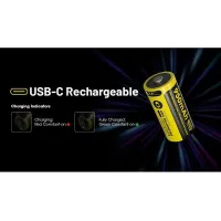 Nitecore RCR123A Li-ion akkumulátor 950mAh USB-C