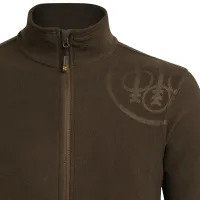 HP Logo Full Zip Fleece pulóver - Brown Bark