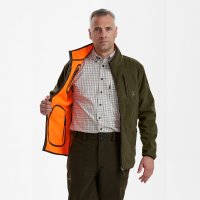 DEERHUNTER Gamekeeper Reversible Fleece Jacket - kétoldalas dzseki - Green&Orange