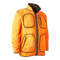 DEERHUNTER Gamekeeper Reversible Fleece Jacket - kétoldalas dzseki - Green&Orange