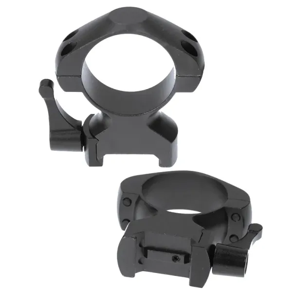 BAUER Szerelő készlet d=30 mm, Átlagos  (magasság=15 mm, Weaverhez, gyorskioldó, acél)