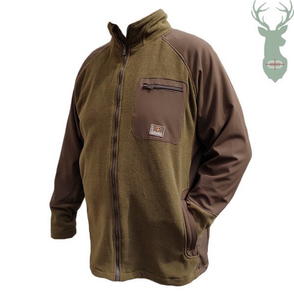 KOS exclusive hunting zöld férfi polár dzseki