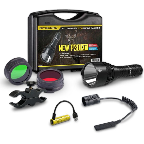 NITECORE P30 New Hunting Set TX 11001 lámpa szett