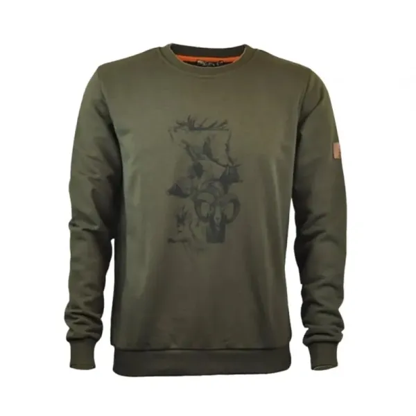 C.I.T - Gyermek póló mintás khaki Szarvas