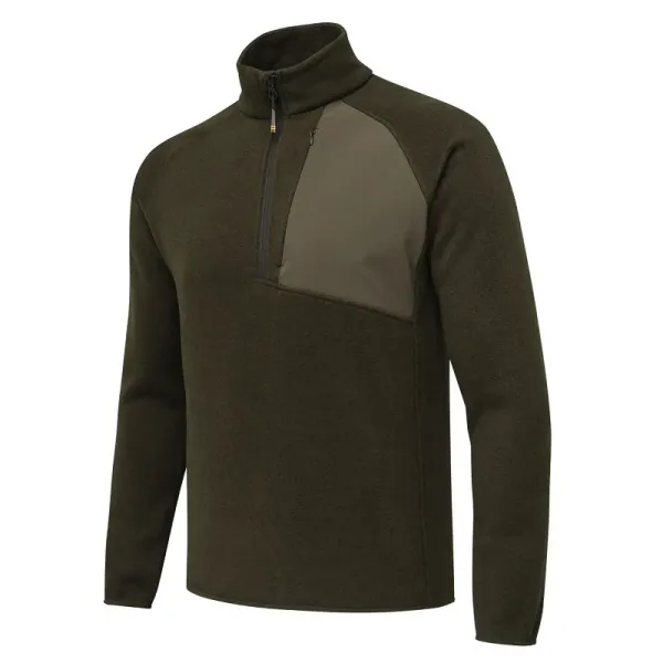 Abisko Half Zip Fleece pulóver - Green Moss