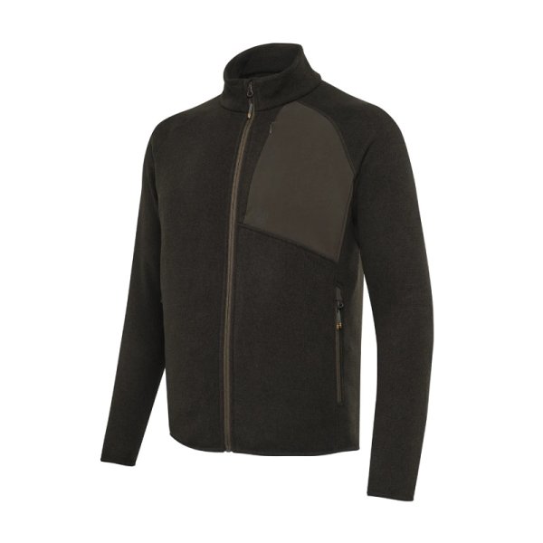 Abisko Full Zip Fleece pulóver - Brown Bark