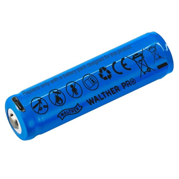 Walther 18650 Li-lon 2600mAh 3.6V  USB-C tölthető akkumulátor