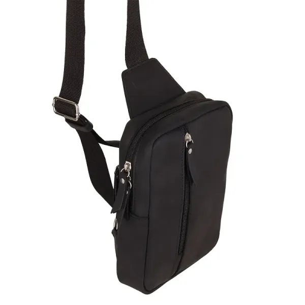2wolfs PANDA Crossbody táska - Fekete