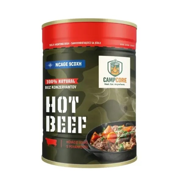 Konzerv Hot Beef CampCore® / önmelegedő