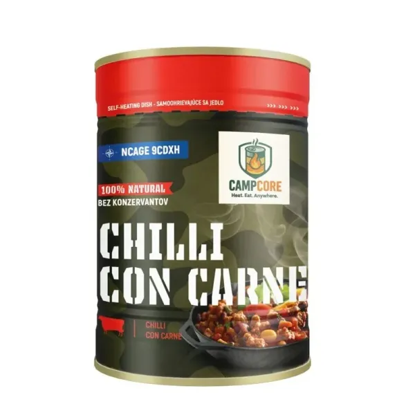 Konzerv Chilli con carne CampCore® / önmelegedő