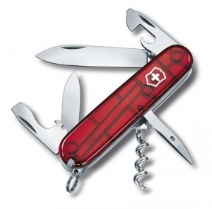 Victorinox Spartan transzparens piros kés 1.3603.T