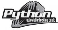 Master LOCK PYTHON acéldrót black