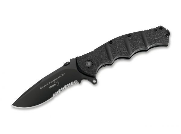 Böker Plus AK101 fekete fogas 01KAL102